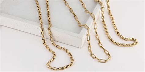 cartier chain necklace link types.